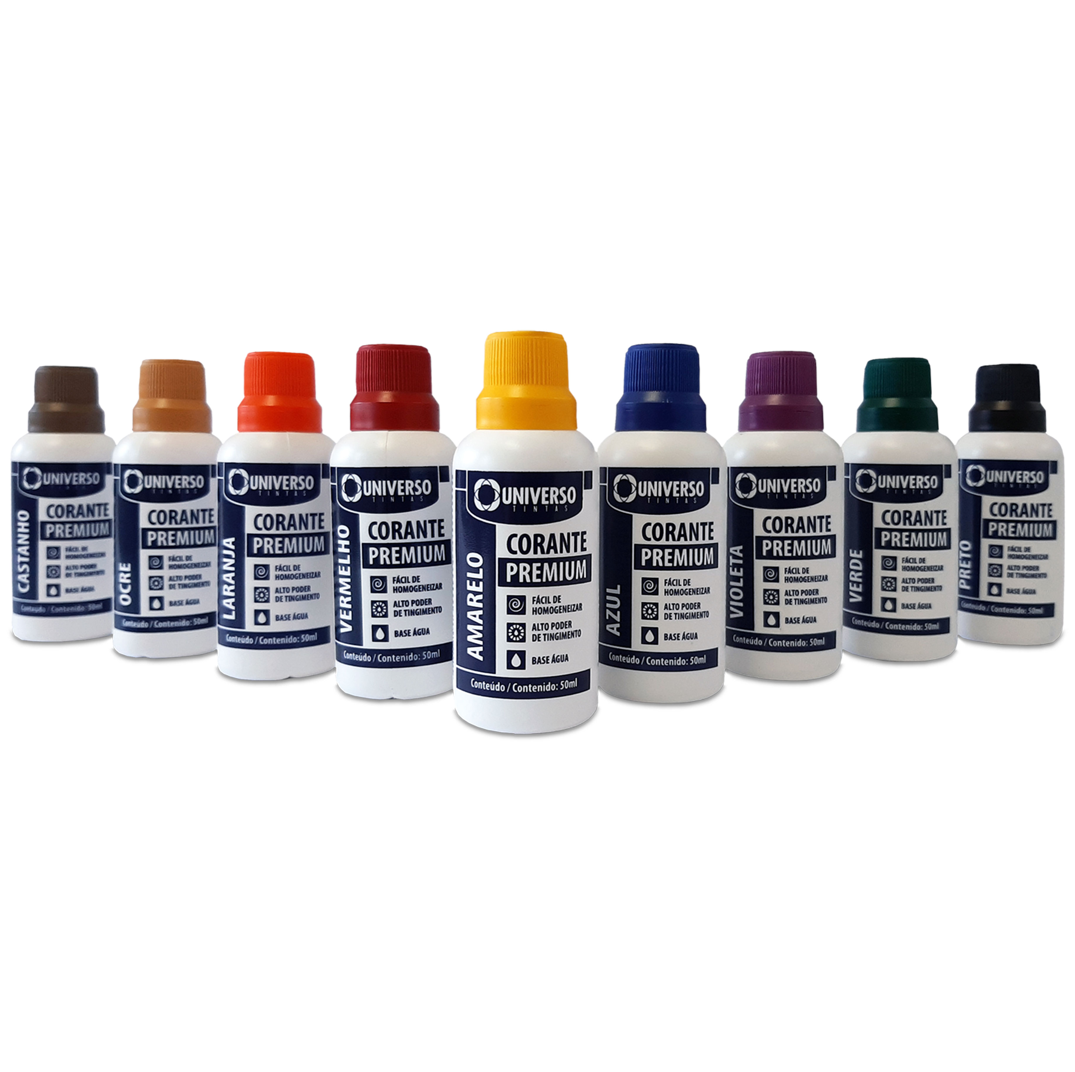 Corante Líquido Tinta Xadrez Bisnaga Parede 50ml Pigmento